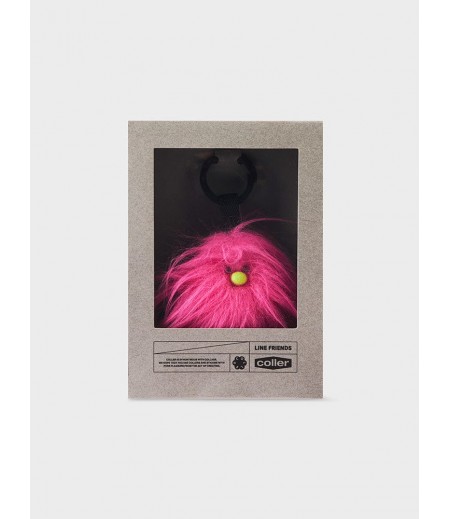 Coller Mini Furry Doll Keyring Pink